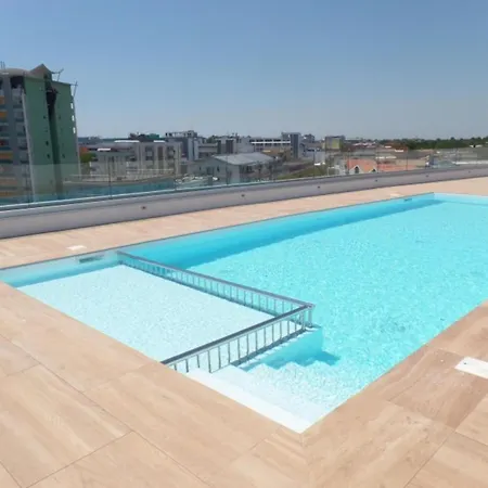 Pool With Views From Modern In * Bibione